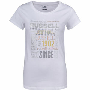 Russell Athletic RUSSELL MIX S/S TEE Dámské tričko, bílá, veľkosť XS