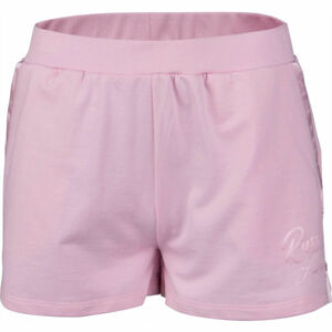 Russell Athletic SL SATIN LOGO SHORT Dámské šortky, růžová, velikost L