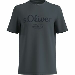 s.Oliver LOGO T-NOOS Pánské tričko, černá, veľkosť S
