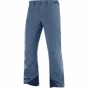Salomon BRILLIANT PANT M Pánské lyžařské kalhoty, modrá, veľkosť S