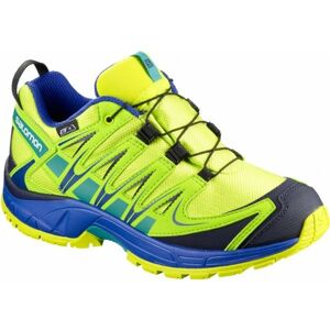 Salomon XA PRO 3D CSWP K Dětská běžecká obuv, žlutá, velikost 26