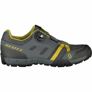 Scott SPORT CRUS-R BOA Cyklistická obuv, Tmavě šedá,Žlutá, velikost 44