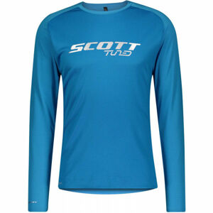 Scott TRAIL TUNED Trailové cyklistické triko, modrá, velikost XL