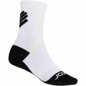 Sensor RACE MERINO BLK Ponožky, Bílá,Černá, velikost 6-8