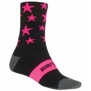 Sensor STARS Cyklistické ponožky, černá, veľkosť 3-5
