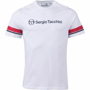 Sergio Tacchini ABELIA Pánské tričko, Bílá,Černá,Červená, velikost