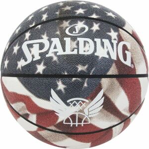 Spalding TREND STARS STRIPES Basketbalový míč, bílá, velikost 7
