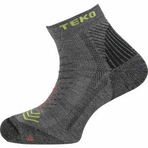 TEKO ECO RUN ENDURO 2.0 Běžecké ponožky, tmavě šedá, veľkosť 34-37