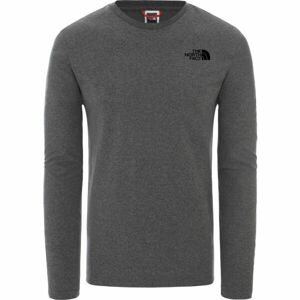 The North Face EASY DEEP M Pánské tričko, šedá, velikost XL