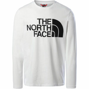 The North Face STANDARD M Pánské triko s dlouhým rukávem, bílá, veľkosť L