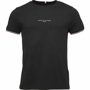 Tommy Hilfiger TOMMY LOGO TIPPED Pánské triko, černá, velikost