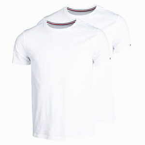 Tommy Hilfiger 2P CN TEE SS bílá S - Pánské tričko