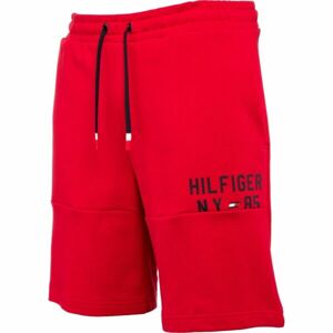Tommy Hilfiger GRAPHIC SWEATSHORT Pánské šortky, červená, velikost L