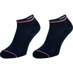 Tommy Hilfiger MEN ICONIC SNEAKER 2P Pánské ponožky, černá, veľkosť 39-42