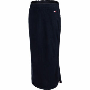 Tommy Hilfiger REGULAR TAPE MIDI LONG SKIRT Dámská sukně, tmavě modrá, velikost M