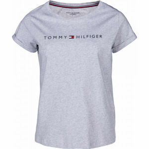 Tommy Hilfiger RN TEE SS LOGO Dámské tričko, šedá, velikost M