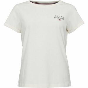 Tommy Hilfiger TH ORIGINAL-SHORT SLEEVE Dámské tričko, bílá, velikost XS