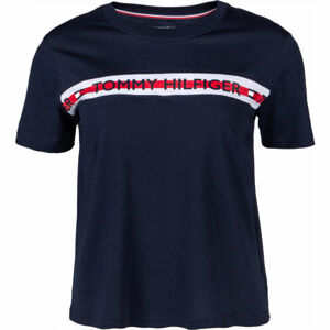 Tommy Hilfiger SS TEE Dámské tričko, tmavě modrá, velikost L