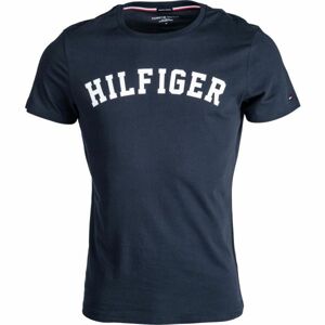 Tommy Hilfiger SS TEE LOGO tmavě modrá L - Pánské tričko