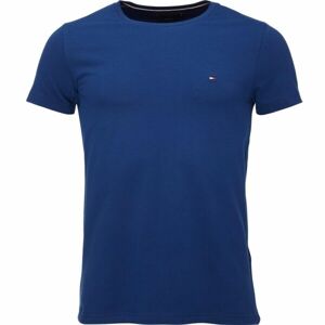 Tommy Hilfiger STRETCH SLIM FIT Pánské triko, modrá, velikost