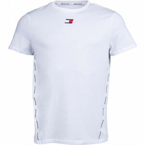 Tommy Hilfiger TAPE TOP bílá S - Pánské tričko