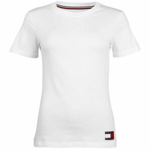 Tommy Hilfiger TOMMY 85 LOUNGE-SHORT SLEEVE TEE Dámské tričko, bílá, velikost L