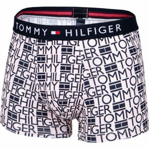 Tommy Hilfiger TRUNK PRINT Pánské boxerky, bílá, velikost XL