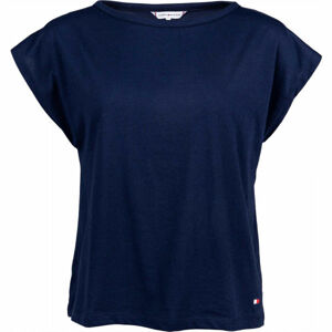 Tommy Hilfiger T-SHIRT Dámské tričko, tmavě modrá, veľkosť XS