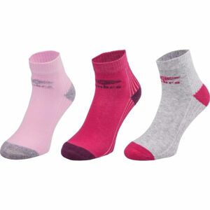 Umbro SPORT SOCKS 3P Dětské ponožky, růžová, veľkosť 32/35