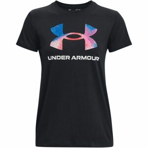 Under Armour LIVE SPORTSTYLE GRAPHIC SS Dámské triko, růžová, velikost
