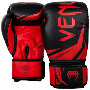 Venum CHALLENGER 3.0 BOXING GLOVES Boxerské rukavice, červená, velikost 16