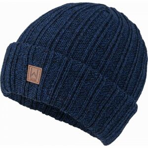Willard CANAR Pánská pletená čepice, tmavě modrá, velikost UNI