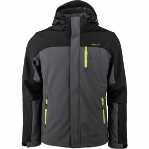 Willard ROC Pánská softshellová lyžařská bunda, tmavě šedá, veľkosť XL