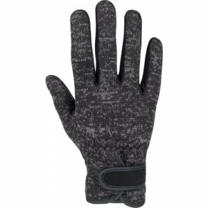 Willard KETS Dámské rukavice z pleteného fleecu, tmavě šedá, velikost M/L