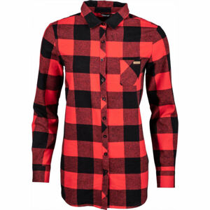 Willard SUN Dámská flanelová košile, červená, velikost 44