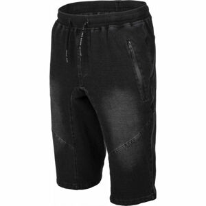 Willard ZODIAC Pánské šortky džínového vzhledu, černá, velikost XXL