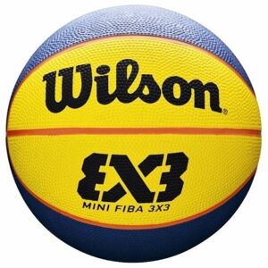 Wilson FIBA 3X3 MINI RUBBER BSKT Mini basketbalový míč, žlutá, velikost UNI