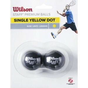 Wilson STAFF SQUASH 2 BALL YEL DOT Squashový míček, , velikost UNI