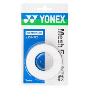 Yonex MESH GRAP AC138 3 KS Vrchní omotávka, bílá, veľkosť UNI