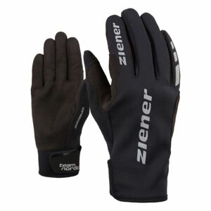 Ziener URS GWS BLACK Běžecké rukavice, černá, veľkosť 6